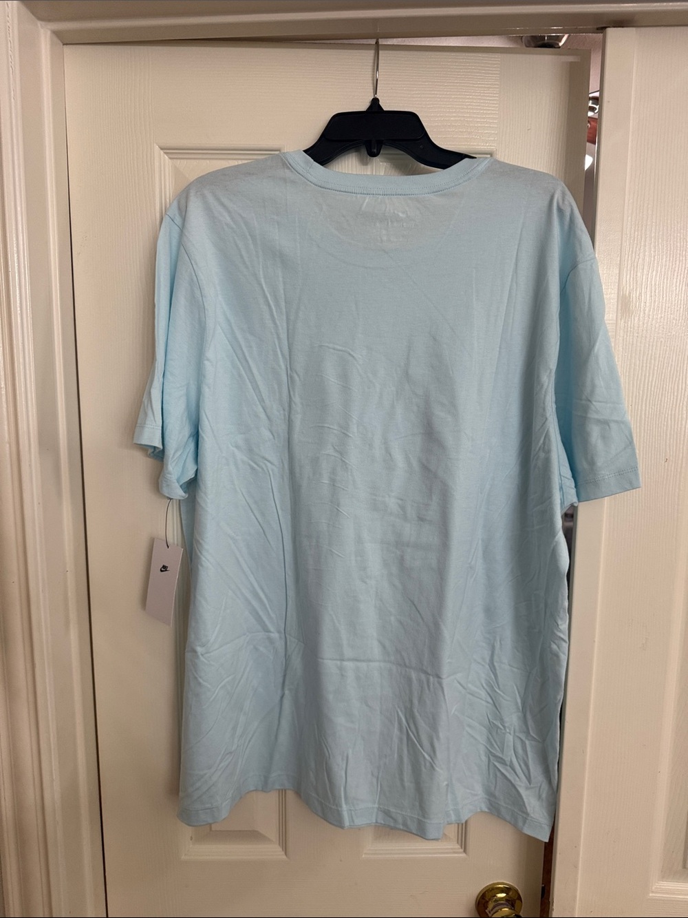 Nike Light Blue Tee with Purple Swoosh Size XXL - Picture 9 of 10